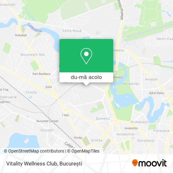 Hartă Vitality Wellness Club