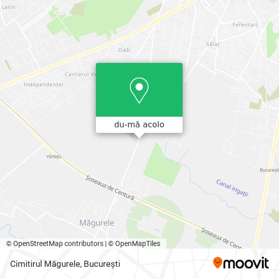 Hartă Cimitirul Măgurele