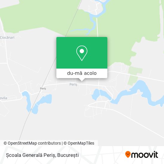 Hartă Școala Generală Periș
