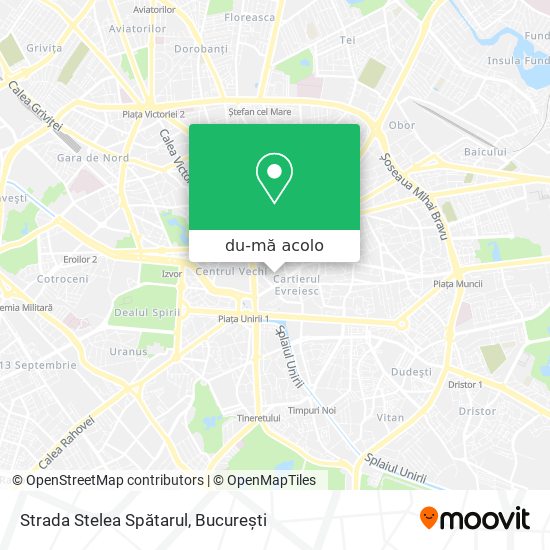 Hartă Strada Stelea Spătarul