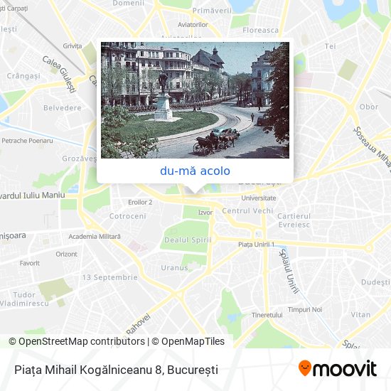Hartă Piața Mihail Kogălniceanu 8