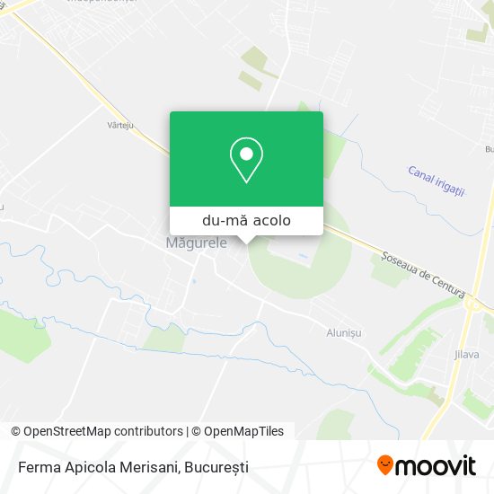 Hartă Ferma Apicola Merisani
