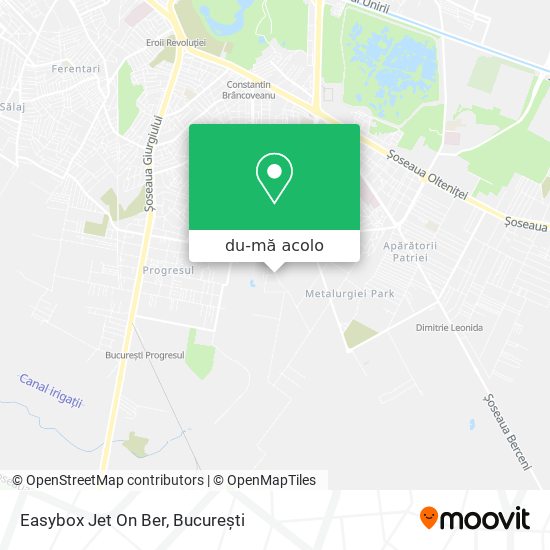 Hartă Easybox Jet On Ber