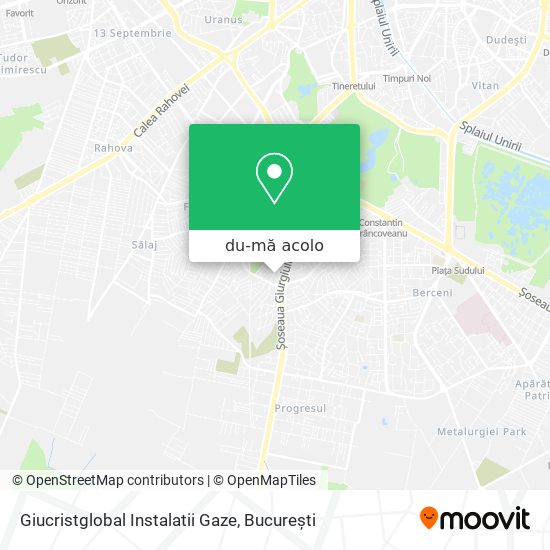 Hartă Giucristglobal Instalatii Gaze