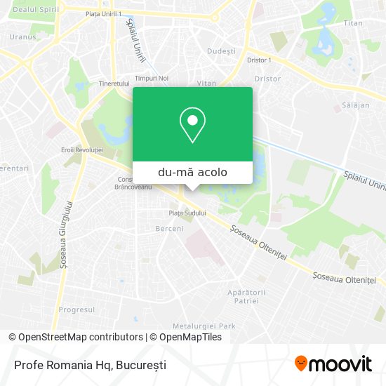 Hartă Profe Romania Hq
