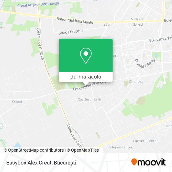 Hartă Easybox Alex Creat