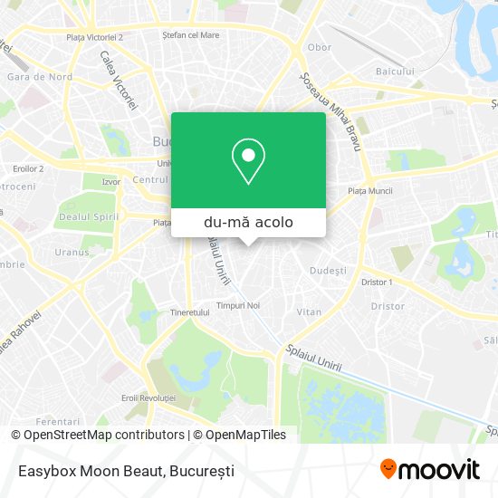 Hartă Easybox Moon Beaut