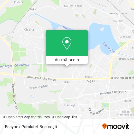 Hartă Easybox Paralutel