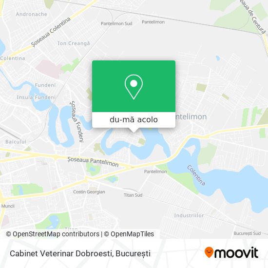 Hartă Cabinet Veterinar Dobroesti