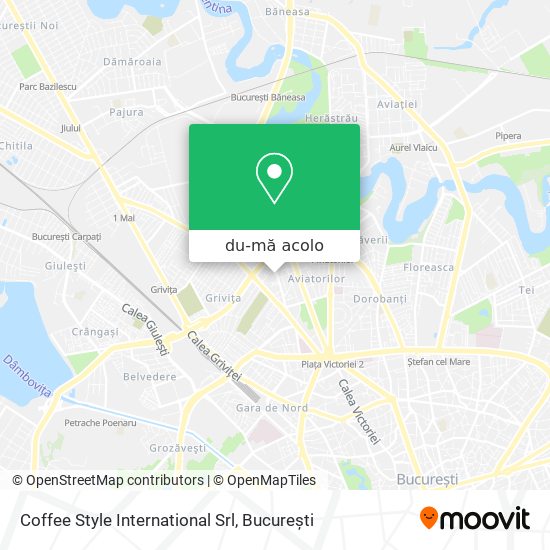 Hartă Coffee Style International Srl