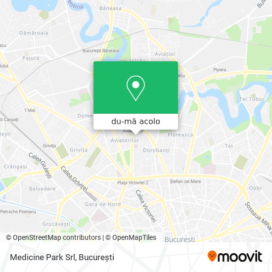 Hartă Medicine Park Srl