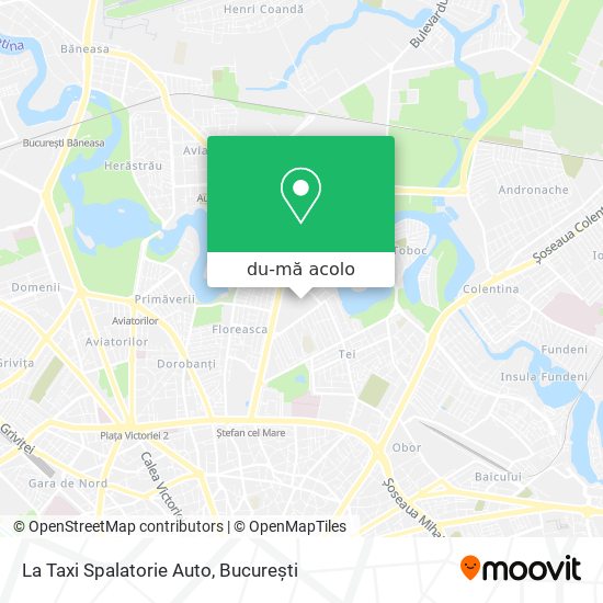 Hartă La Taxi Spalatorie Auto
