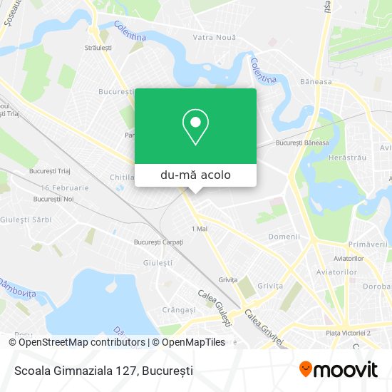 Hartă Scoala Gimnaziala 127