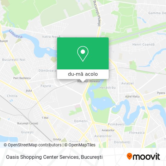 Hartă Oasis Shopping Center Services