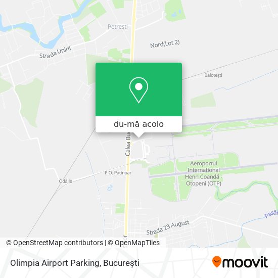 Hartă Olimpia Airport Parking