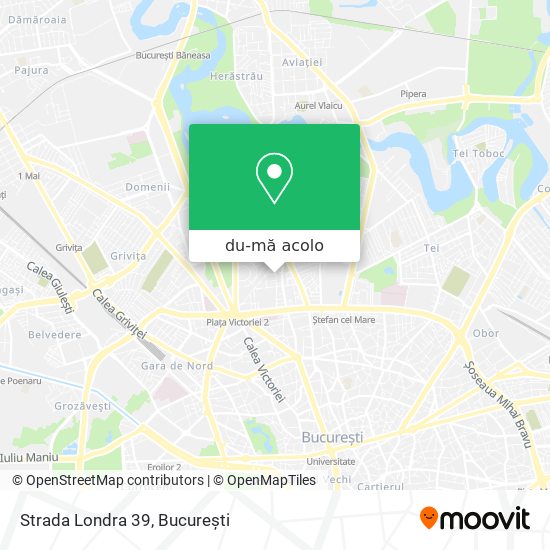 Hartă Strada Londra 39