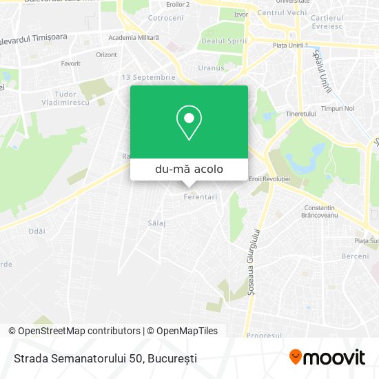 Hartă Strada Semanatorului 50