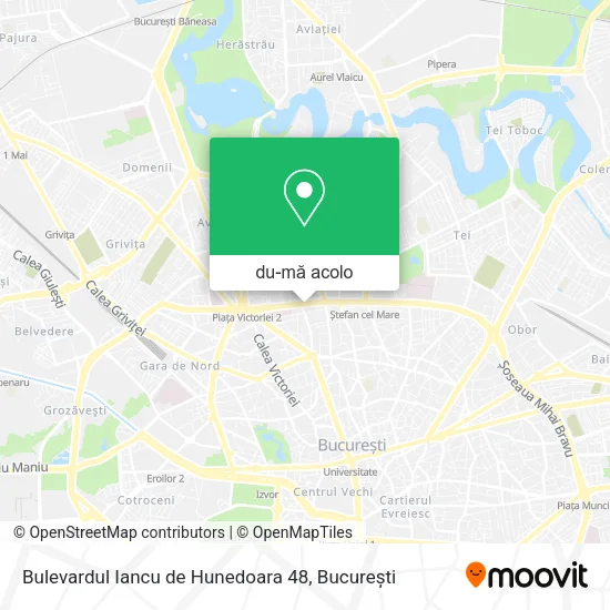 Hartă Bulevardul Iancu de Hunedoara 48