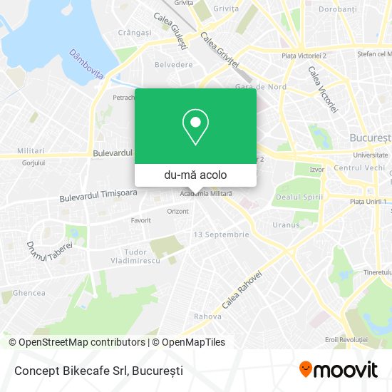 Hartă Concept Bikecafe Srl