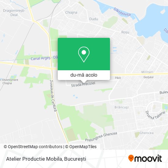 Hartă Atelier Productie Mobila