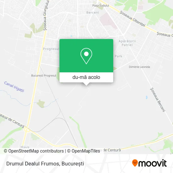 Hartă Drumul Dealul Frumos