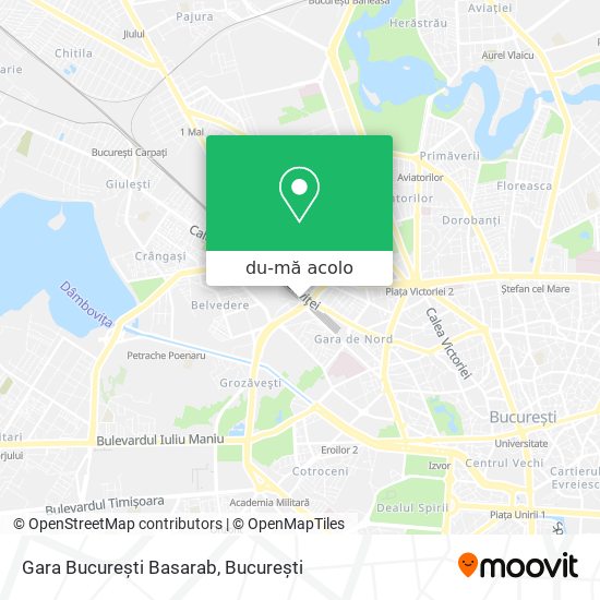 Hartă Gara București Basarab