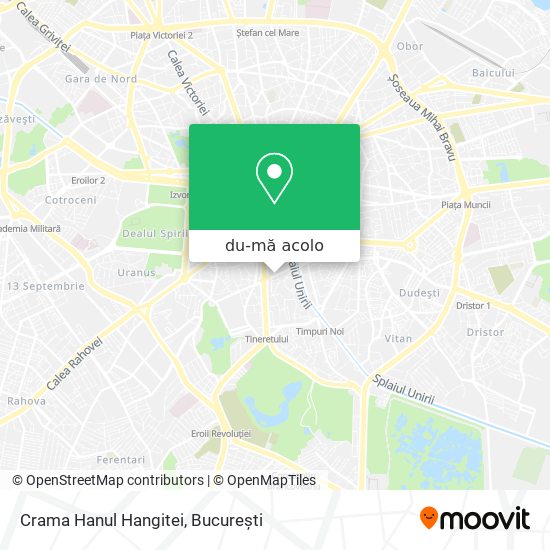 Hartă Crama Hanul Hangitei