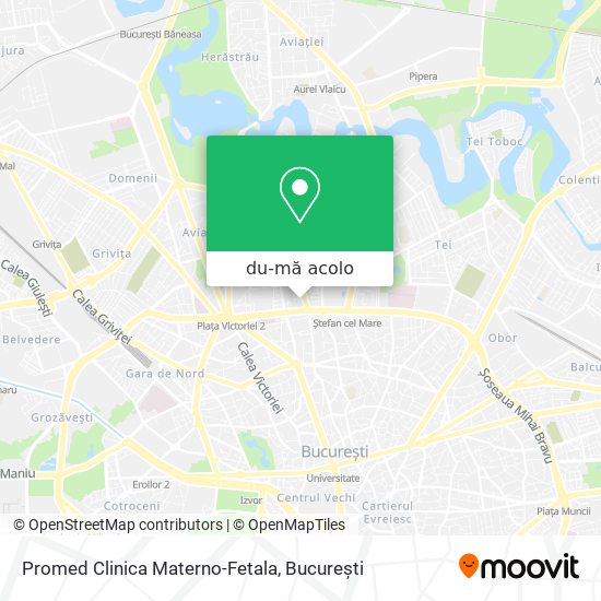 Hartă Promed Clinica Materno-Fetala