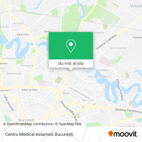 Hartă Centru Medical Aslamed