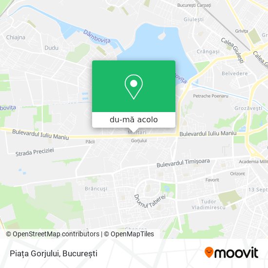 Hartă Piața Gorjului