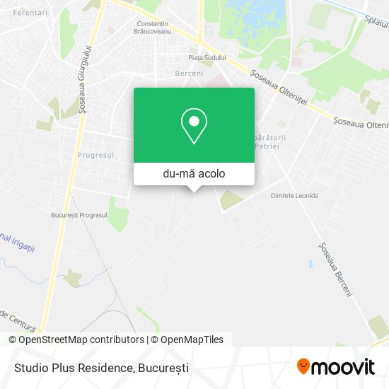 Hartă Studio Plus Residence