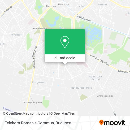 Hartă Telekom Romania Commun