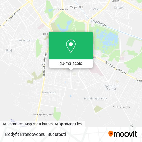 Hartă Bodyfit Brancoveanu