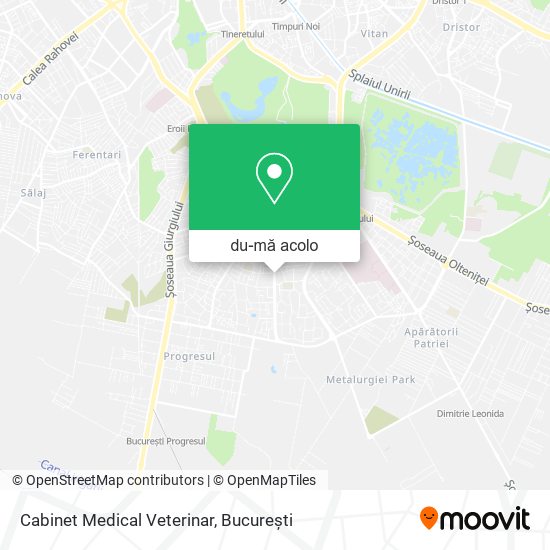 Hartă Cabinet Medical Veterinar