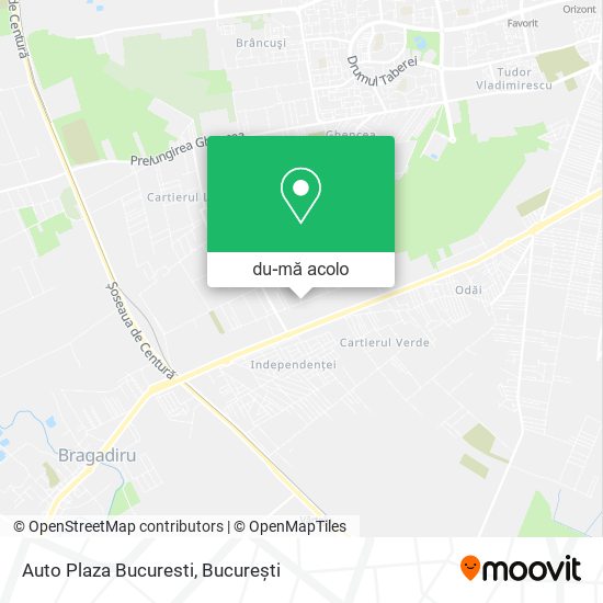 Hartă Auto Plaza Bucuresti