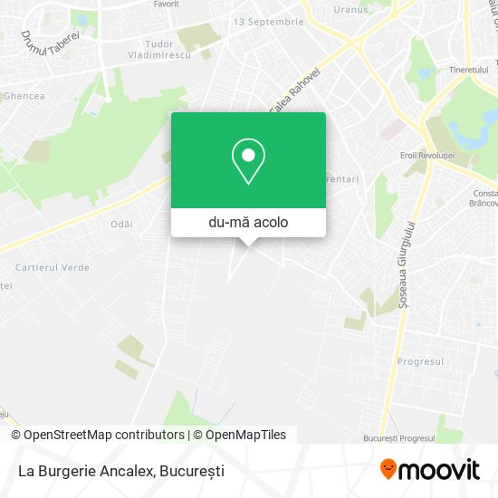 Hartă La Burgerie Ancalex