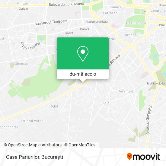 Hartă Casa Pariurilor