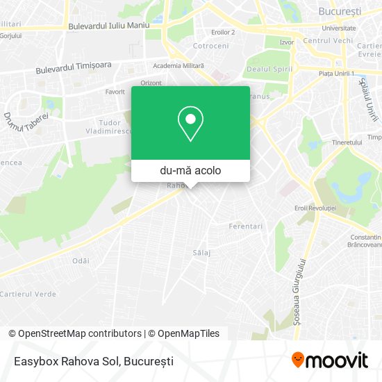 Hartă Easybox Rahova Sol