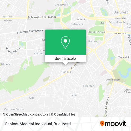 Hartă Cabinet Medical Individual