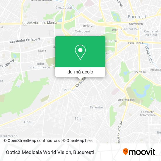 Hartă Optică Medicală World Vision