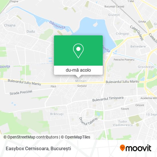 Hartă Easybox Cernisoara