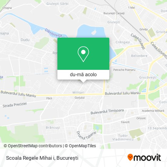 Hartă Scoala Regele Mihai i
