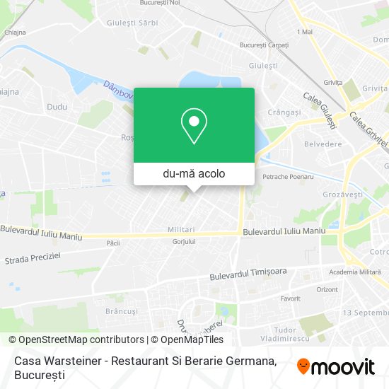 Hartă Casa Warsteiner - Restaurant Si Berarie Germana
