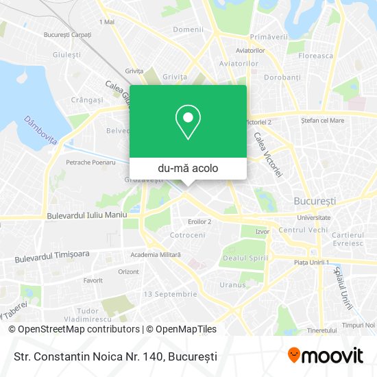 Hartă Str. Constantin Noica Nr. 140