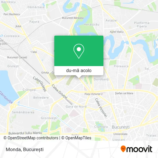 Monda Map Cum să ajungeți la Monda în Bucuresti cu autobuz, metrou, troleibuz sau ...