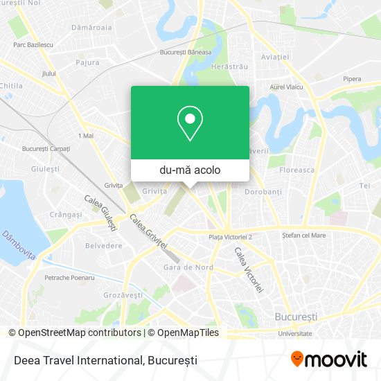 Hartă Deea Travel International