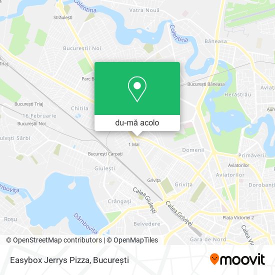 Hartă Easybox Jerrys Pizza