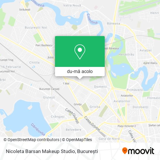 Hartă Nicoleta Barsan Makeup Studio