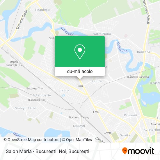 Hartă Salon Maria - Bucurestii Noi