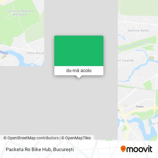 Hartă Packeta Ro Bike Hub